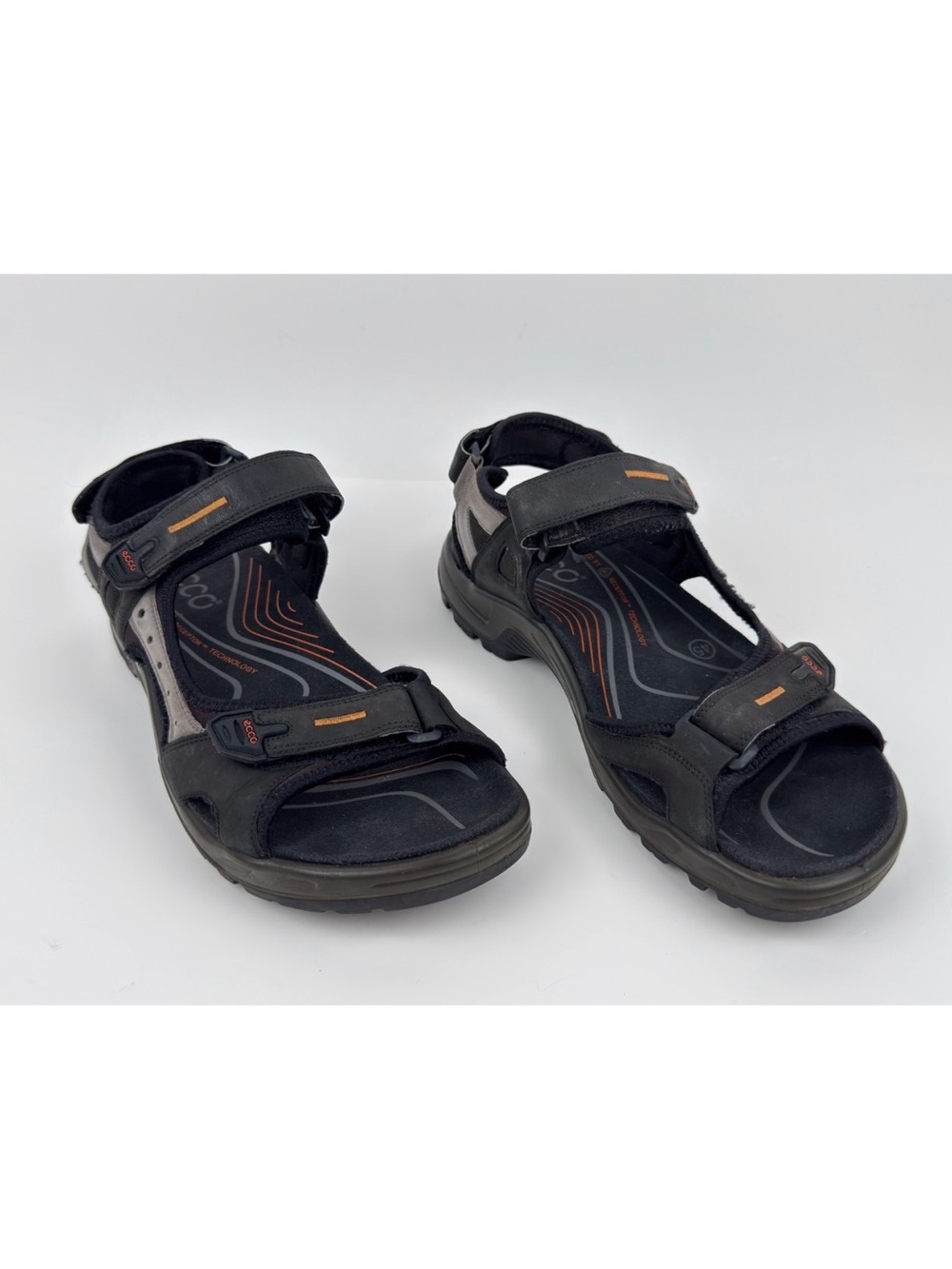 ECCO Yucatan Offroad Receptor Men's Hiking Sandals Black EU 45 US 11-11.5